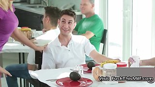 Sexy Blonde Big Tits MILF StepMom Kagney Linn Karter Fucked By StepSon In Front Of Cuckold StepDad - Kagney linn karter