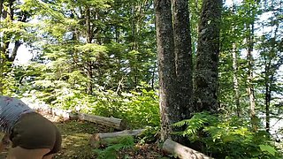 Nerdy Canadian Girl in Red Bikini Public Pissing Adventure - Amateur Outdoor Fetish