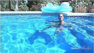 Aunt Judys - Horny 64yo Gilf Mrs. Marta Gets Naughty By The Pool