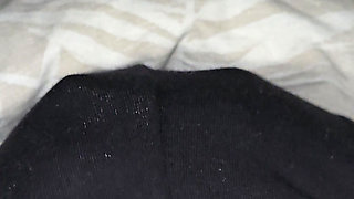 Slutty step mom pulled out step son dick without shame and handjob his dick for fun