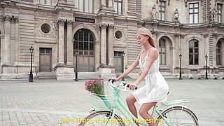 Blondie's naughty adventure with her man in the great outdoors