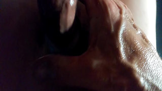 The Huge Cock MAC delivers playful gestures in this dress-down close up session