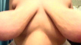 Great Big Boobs On Masturbating Redhead
