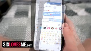 Fucking my glorious step-sister is finer than smartphone porno with my loving long-distance gf