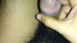 Boy doing masterbation at home