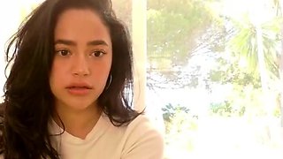 Beautiful brunette with big boobs jerk off instrucions