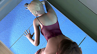 The Track Team's Hot Star Gets a "Special Examination" from the School Doctor! - 3D Animation 4K