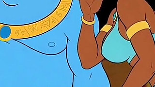 Futanari. Princess Jasmine Girl with a Big Dick. Porn Aladdin Series.