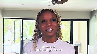 This EBONY TEEN left my place dripping