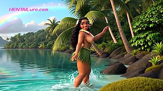 Big Ass Beauty Moana Fucked In Group By Tribal Villagers
