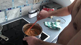 Ebony ordered spaghetti