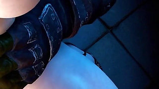 3D BBW Korean Slut Cheating with BBC