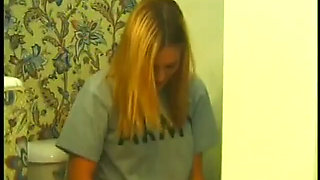 Blonde Barbies Gets Her Pussy Eaten and Then She Gets Fucked Outside