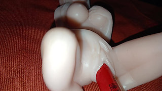 Realistic Sex Toy POV 4K - Lifelike Silicone Doll Solo Scene