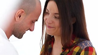 Roxy Dee Compiles Slim Passion in Brunette Hardcore Deep Heat