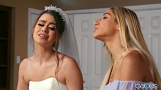 Abella Danger's Forbidden Lesbian Play in a Bedroom