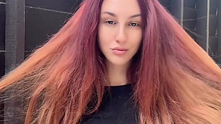 Italian Big Tits MILF Artemisia Love Long Hair Fetish Outdoor