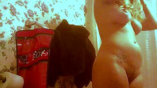 Jen Dancing Before Shower