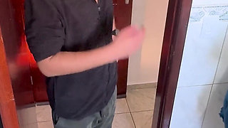 A Rubs Against His Step-sister in the Bathroom