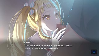 Twintail beauty Cocoa deep-throating my manhood after school in Magicami Dx