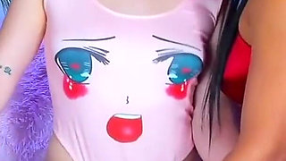 Licking My Stepmom's Pussy While My Stepsister Records Us - Lesbian Taboo