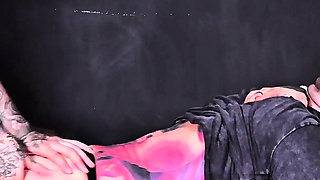 Beta Boy Gets Pegged - Tattooed Girlfriends Strap on POV