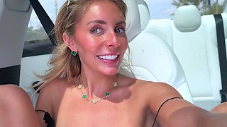 Bonnie Blue Drives Around and Fucks In Car - Luke Cooper