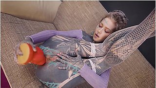 Alt Babe Bends Over And Takes It All Toys, Dick, And Machine Claiming Her Ass With Lily Lu
