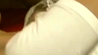 Bukkake cumshot for the hot teen