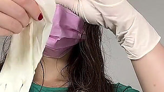 POV Professional Physical Exam in Green Scrubs