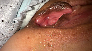 Extreme close up of the most beautiful girl pussy fuck