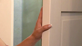 Redhead MILF Gets Wet Shower Fuck & Swallows Cum
