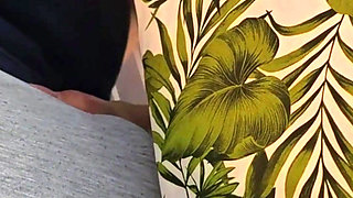 Risky Touch On Public Bus! Random Guy Slide His Dick Under Her Skirt And Ejaculate Inside Girl's Panties