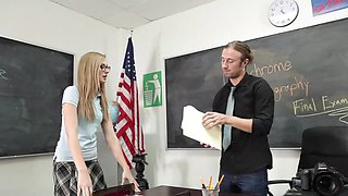 Sexy Skinny Blond Teachers Chad & Alexa: Hot College Hookup