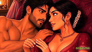 Desi Bride Wedding Night Intimate Romance - Ai Created Video