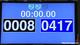 2 Wrestlers with Huge Tits, Non-scripted Wrestling Blond Destroys Red Head Fucks Her Like a Whore