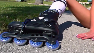 Hot Blonde Gets Hot Cum in Her Pussy After a Sportsgame Session