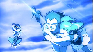 Outdoor pleasure with sex toys in hentai video