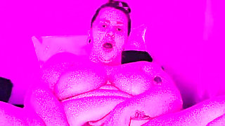 BBW Spreads Her Pussy for Her Machine