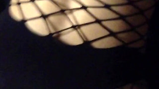 Ass Under Fishnet
