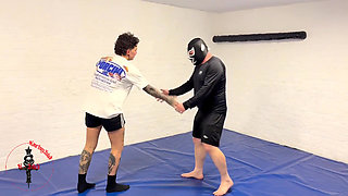 Kourtneyinked Wrestles Pathetic Guy