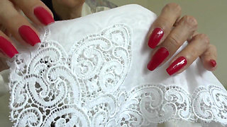 Cumming on My Lace Handkerchiefs - Lady Victoria Valente