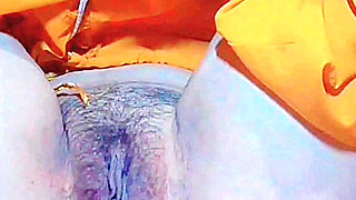 The addicted wife shows off her and in a strenuous masturbation scene as she strokes her wet holes, all in a precious solo