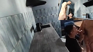 Helen & Johnny: Morning Seduction in the Kitchen and Sofa