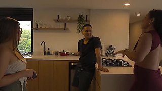 Kylei Ellish Hot Latina Wife Catches Cheating Husband & Gives Threesome Anniversary Sex - Big Ass Doggy Style & Deep Throat