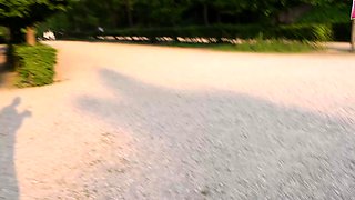 German Blowjob Date in Public Park (RISKY)