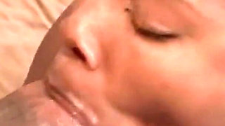 Black teen gets licked and fucked by her stepbrother