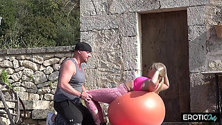 Stepfather and Stepson Share His Stepsister