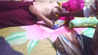 Bangladeshi stepsister give me massage. me give a massage his bobs