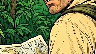 Jungle Cuckold. While the Husband Was Looking for the Trail Jungle, the Black Guy Was Fucking His White Wife.